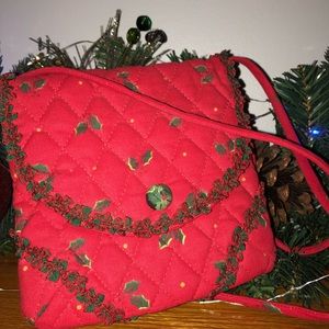Small Vintage Holiday Crossbody Vera Bradley Purse